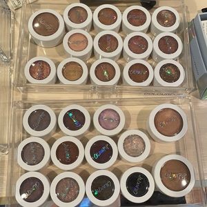 Colourpop eyeshadow/bonze bundle 25 eyeshadow and 3 bronzer creams one blush